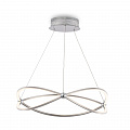 Подвесной светодиодный светильник Maytoni Weave MOD062PL-L45CH3K, 45W LED, 3000K, диаметр 60 см, никель