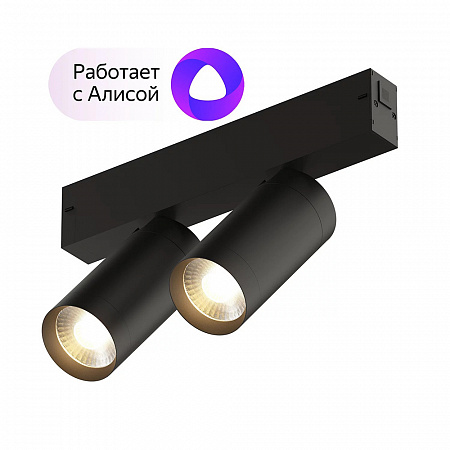 Светильник трековый 18W 3000-6000 К DK8012-BK черный Smart Spot Denkirs