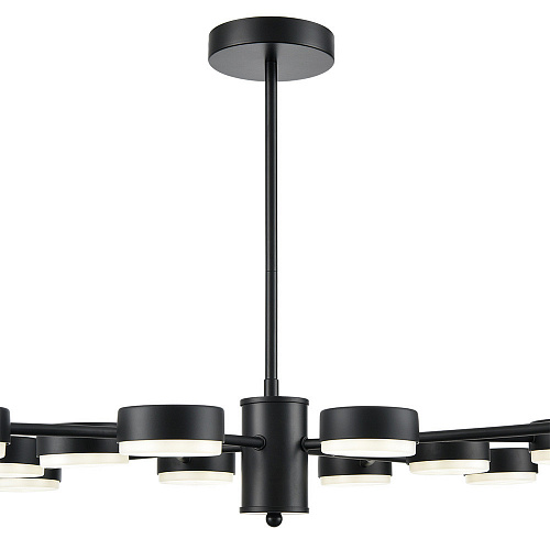 Люстра потолочная 12*GX53 8117/12 черный Comfi Torina Lumion