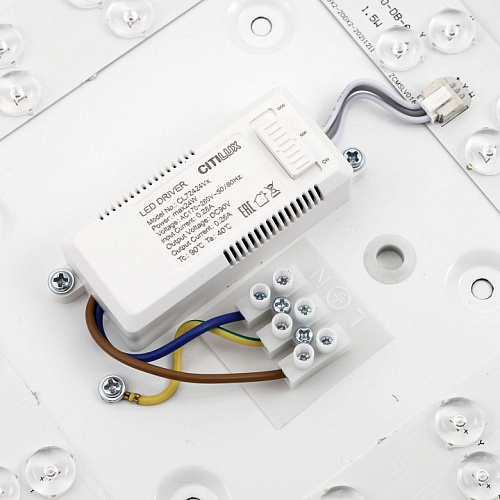 Потолочный светодиодный светильник CL724K24V1 черный Купер Citilux