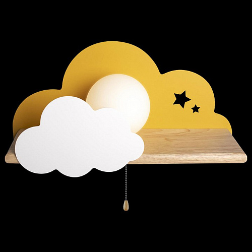 Настенный светильник с полкой Loft It Axel 10134 Yellow