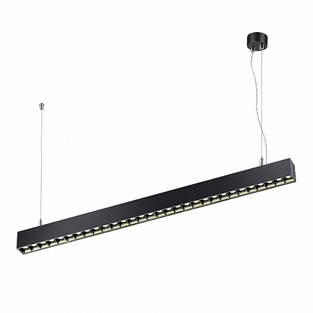 Светодиодный светильник 80 см, 30W, 4000K, Novotech Iter 358876, черный