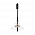 Подвесной светодиодный светильник 12W 3000К MOD185PL-L6B3K3 чёрный/прозрачный Bangkok Maytoni Подвесной светодиодный светильник 12W 3000К MOD185PL-L6B3K3 чёрный/прозрачный Bangkok Maytoni