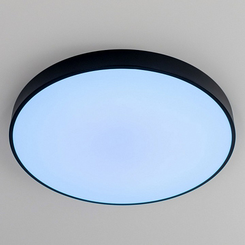 Потолочный светодиодный светильник с пультом CL724105G1 черный Купер Citilux