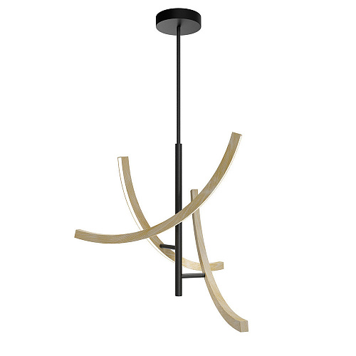 Подвесной светильник Maytoni Wabi LED 2700-4000К 21W MOD428PL-L27BK
