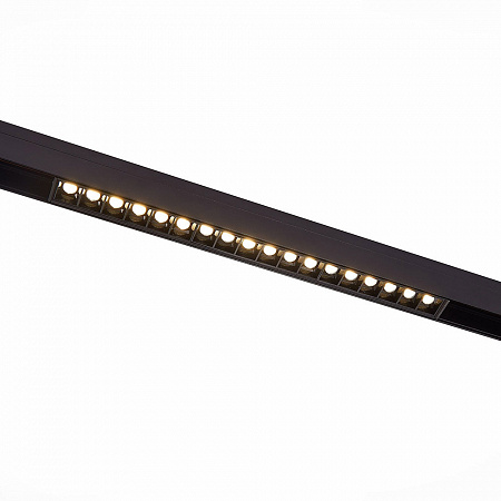 Магнитный трековый светильник Черный LED 1*18W 2700K-6500K 48V ST Luce Skyline 48 ST371.406.18