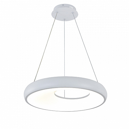 Подвесной светильник 50*5*80 см, LED, 37W, 3000К-6000K, Indigo CRATERE V000153L белый, 14016/1P White