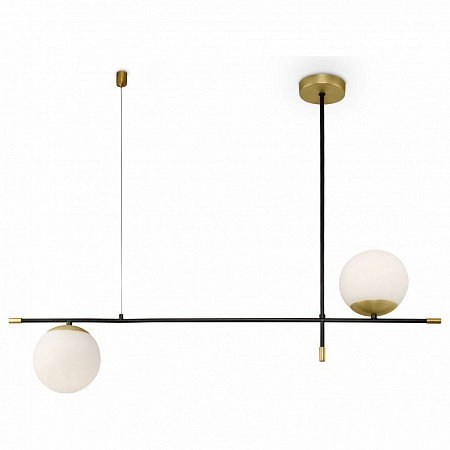Светильник подвесной Maytoni Nostalgia MOD048PL-02G, черный-золото