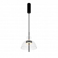 Подвесной светодиодный светильник 12W 3000К MOD185PL-L6B3K1 чёрный/прозрачный Bangkok Maytoni Подвесной светодиодный светильник 12W 3000К MOD185PL-L6B3K1 чёрный/прозрачный Bangkok Maytoni