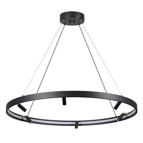 Светильник светодиодный диаметр 100 см, 66W LED, 3000-4000-6000K, Odeon Light HIGHTECH 4317/93L, черный