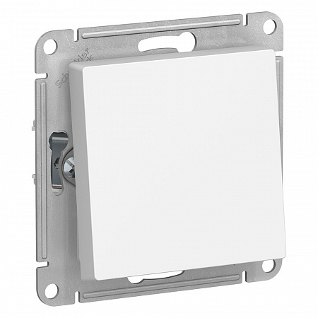 Переключатель 1-клавишный белый Aqua IP44 AtlasDesign ATN440161