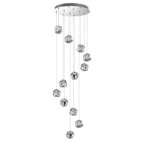 Люстра каскадная 60W LED 4000К (белый) Odeon Light JEMSTONE 5084/60L
