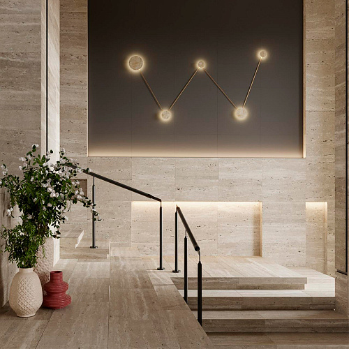 Настенный светильник Odeon Light Travertino 6625/25WL