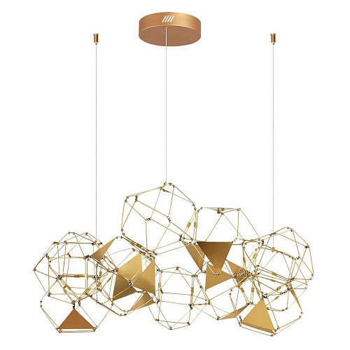 Светильник 93 см, 56W, 4000K, Odeon Light Trellis 5086/56L, бронза