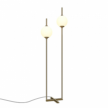 Напольный светильник (торшер) 12W 3000К Z020FL-L12BS3K латунь The Sixth Sense Maytoni