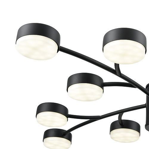 Люстра потолочная 12*GX53 8117/12 черный Comfi Torina Lumion
