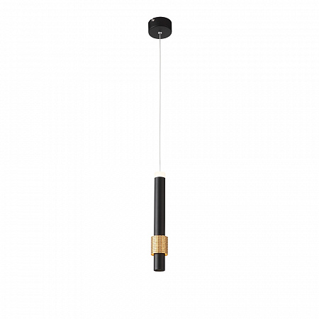 Светильник подвесной 9 см, 6W 3000K ST LUCE BALLITO SL1591.403.01 Черный, Анодированный золотой