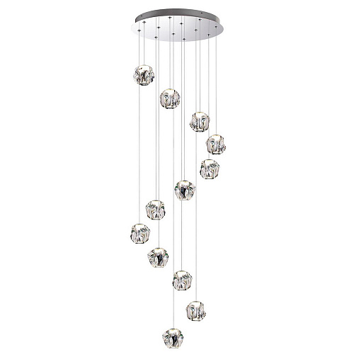Люстра каскадная 60W LED 4000К (белый) Odeon Light JEMSTONE 5084/60L
