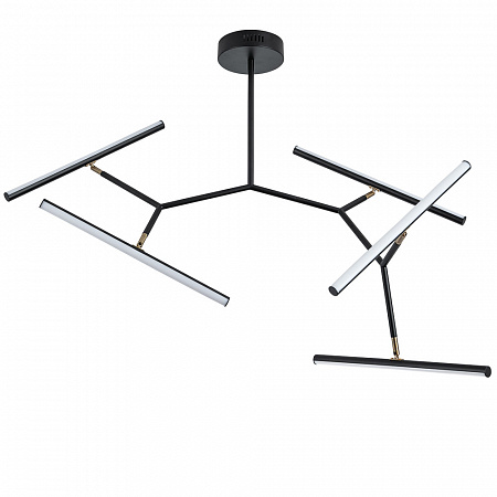 Люстра 60*90*55 см, 49W, 3000K-6000 К, Arte Lamp Zulu A2170PL-49BK, Черный