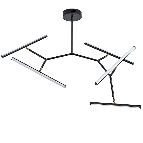 Люстра 60*90*55 см, 49W, 3000K-6000 К, Arte Lamp Zulu A2170PL-49BK, Черный