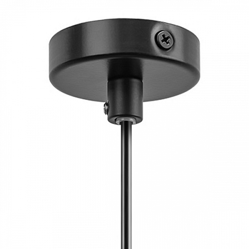 Подвесной светильник Lightstar Loft 765017, черный, диаметр 14.5см