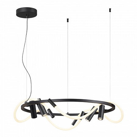 Светильник 90 см, Odeon Light Corda 4391/55L, черный