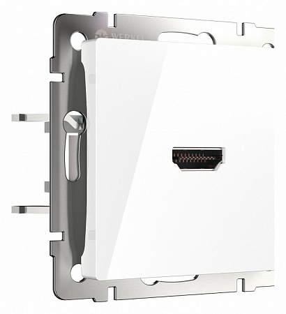 Розетка HDMI без рамки Werkel белый W1186001