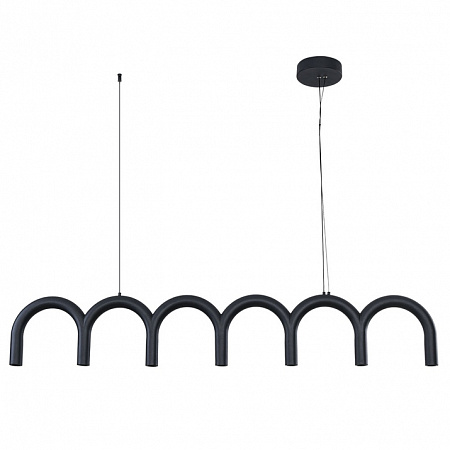 Подвесной светильник 12*120*17,5 см, LED, 45W, 3000К, Arte Lamp Warhol A3258SP-45BK черный