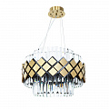 Подвесная люстра 10*Е14 A1039SP-10BK золото Amelia Arte Lamp