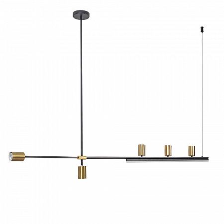 Светильник 120 см, Kink Light 07618-120,36, черный-латунь