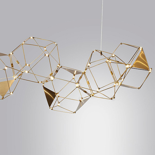 Светильник 95 см, 32W, 4000K, Odeon Light Trellis 5086/32L, бронза