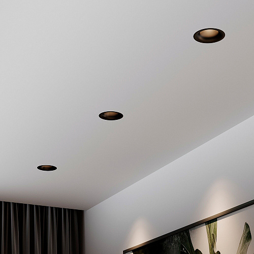 Светильник встраиваемый светодиодный LED 15W 4000К 25070/LED чёрный Bliss Elektrostandard