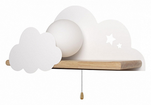Настенный светильник с полкой Loft It Axel 10134 White
