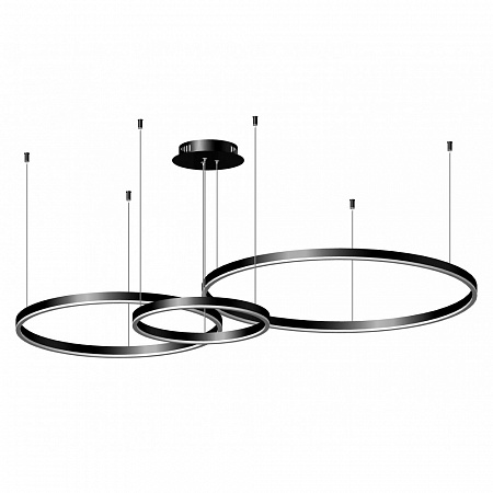 Светильник 133.5*95 см, 80 см, 110W, 4000K Kink Light Тор 08223,19PA черный0+60+40) h150 Led 110w (4000k) с пультом ДУ