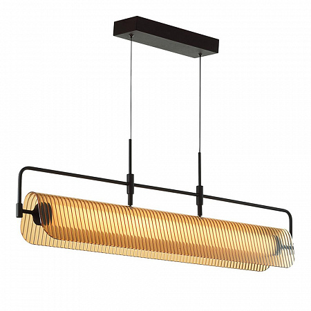 Подвес линейный 99*11*150 см, 1 LED*35W, 3000 К, Odeon Light Liner, черный 5056/35L