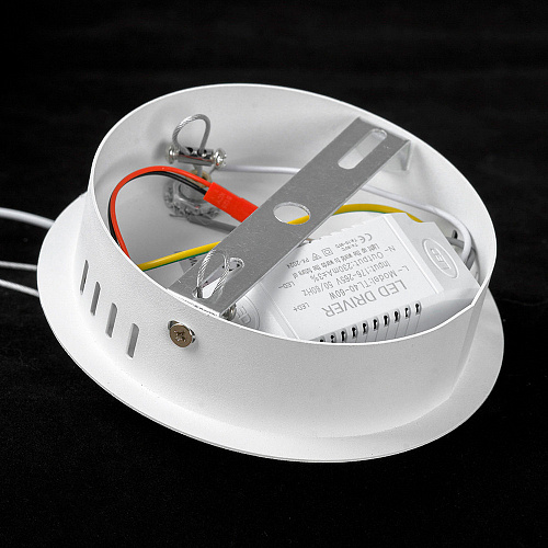 Подвесной светильник 50*35-160 см, 1*LED, 60W, 3000K, Lussole Crook LSP-7363, белый