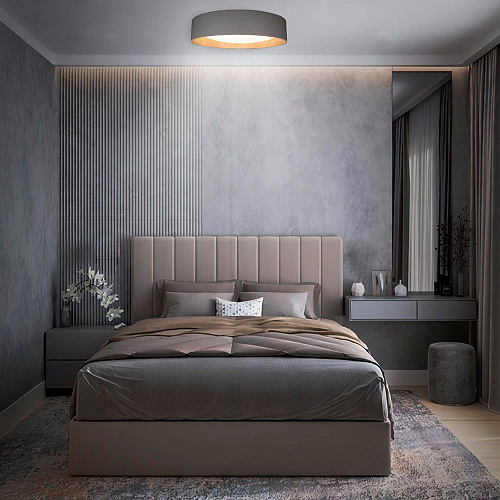 Потолочный светильник LED 36W 4000К 10202 Grey серый Coin LOFT IT