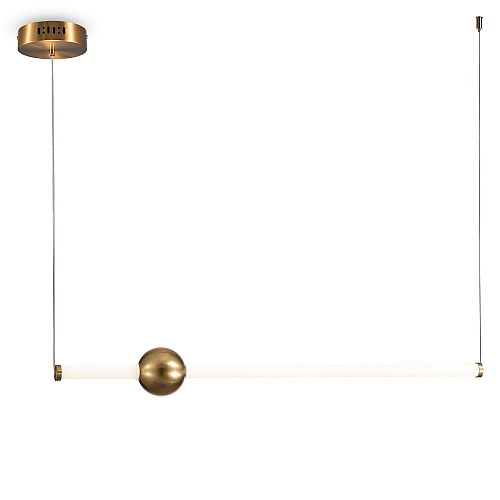 Светильник 90 см, 15W, 3000K, Freya FR5387PL-L14.5BS1, латунь