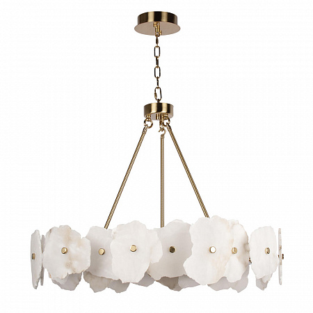 Подвесной светильник 80*22 см, 1*LED*60W 3000K LOFT IT Alicante 10248/800 медный цвет, цвет мрамора