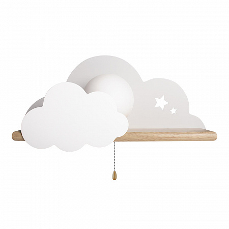 Настенный светильник с полкой Loft It Axel 10134 White