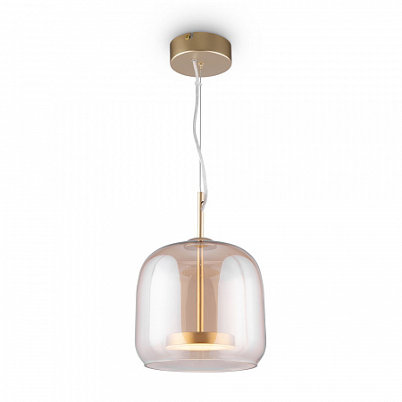 Светильник подвесной Maytoni LED Madmen MOD128PL-L6AM, 6W LED, 3000K, диаметр 23 см, бронза