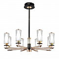 Люстра на штанге 71*71*75 см, LED, 82W, 3000К-6000K, Indigo GRANDIOSO V000186L черный, 13038/8R Black
