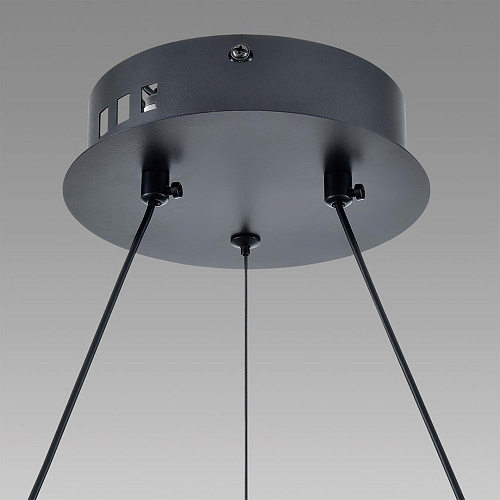 Светодиодная подвесная люстра 38W 3000-6000K 8103/38L черный Ledio Felisiti Lumion