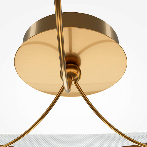 Потолочный светодиодный светильник 45W 3000K MOD281CL-L45BS3K латунь Breeze Modern Maytoni