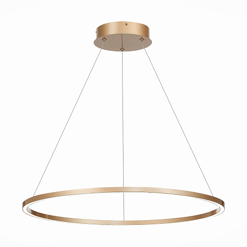Светильник подвесной 60 см, 34W 4000K ST LUCE Подвесные светильники ST605.243.34 Золотистый