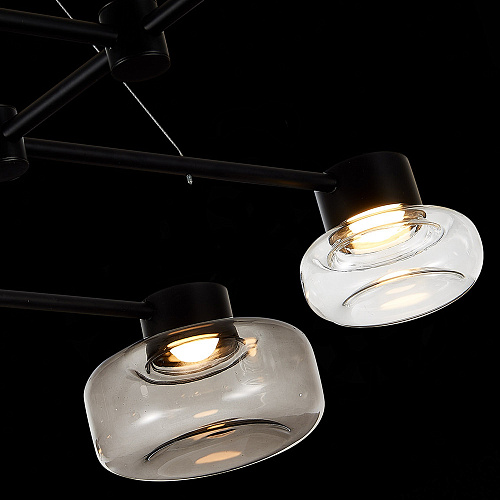 Светильник подвесной 138*70 см, 24W 3000K ST LUCE VALLO SL6005.403.08 Черный