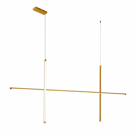 Светильник подвесной 176* см, LED*1*50W, 3000K, St Luce Retico SL6207.203.50, Матовое золото