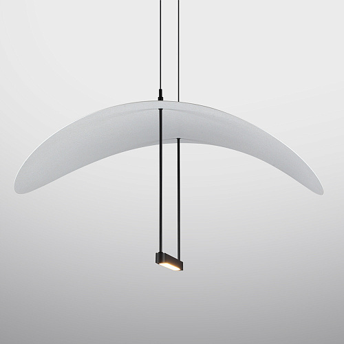 Подвесной светодиодный светильник 20W 3000К 7015/20L белый GLIDER Odeon Light