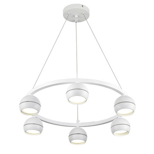 Подвесной светильник 6*GX53 8254/6 белый LUAZANA Lumion