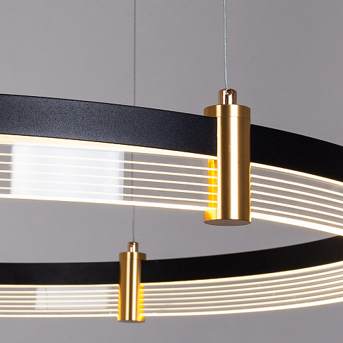 Светильник 60 см, 76W, 3000K-6000K Arte Lamp MERCURY A2183SP-1BK черный